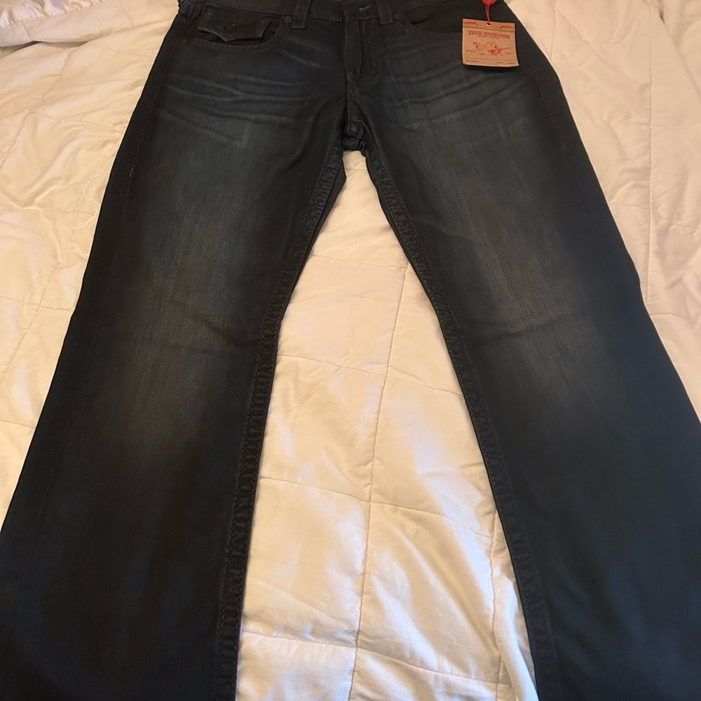 True Religion Dark Blue Relaxed Jeans